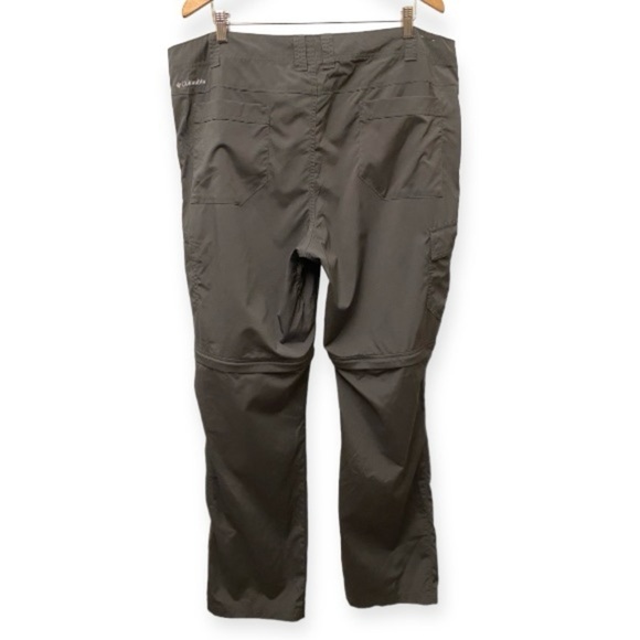 Columbia 42x34 Convertible Active Pants Omni-Shade Mens Lightweight Zip Gray - Picture 3 of 12